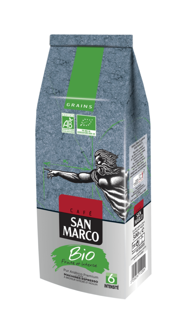 Nos cafés Grains San Marco BIO grains Café San Marco