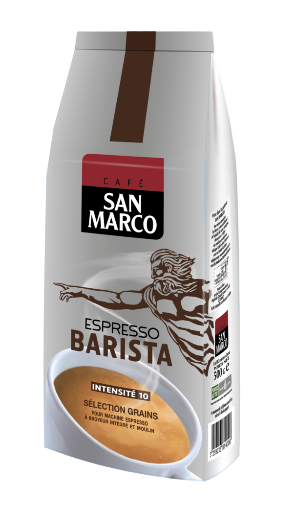 Café en grains espresso barista n°10 SAN MARCO : le paquet de 1Kg à Prix  Carrefour